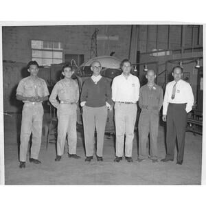 8x10 Photo Bell Aircraft Corporation Helicopter Division Fort Worth TX Mechanics